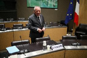 Hearing of Francois Bayrou at National Assembly - Paris