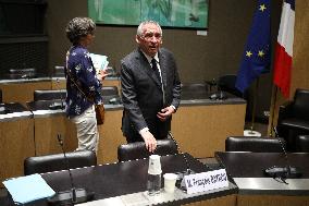 Hearing of Francois Bayrou at National Assembly - Paris