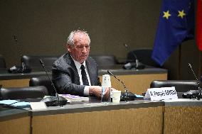 Hearing of Francois Bayrou at National Assembly - Paris