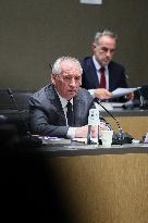 Hearing of Francois Bayrou at National Assembly - Paris
