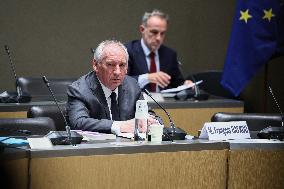 Hearing of Francois Bayrou at National Assembly - Paris