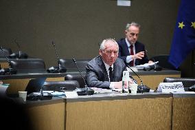 Hearing of Francois Bayrou at National Assembly - Paris
