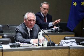 Hearing of Francois Bayrou at National Assembly - Paris