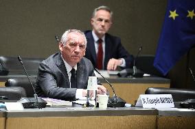 Hearing of Francois Bayrou at National Assembly - Paris