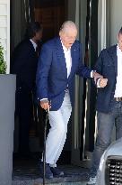 King Juan Carlos Leaves the Restaurant d'Berto - Spain