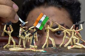 Art Work On Indian-Pakistan War - India