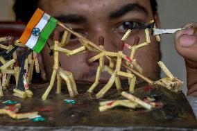 Art Work On Indian-Pakistan War - India