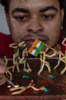 Art Work On Indian-Pakistan War - India