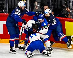 ICE HOCKEY WC SLOVAKIA-FRANCE