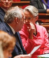 French Politics Address Questions At Senate - Paris