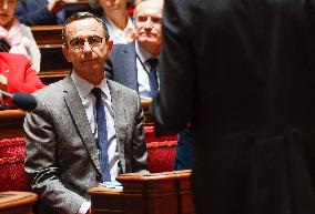 French Politics Address Questions At Senate - Paris
