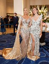 Cannes Hofit Golan, Ginta Biku are going out Hotel Martinez to attend a screening MP