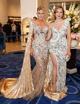 Cannes Hofit Golan, Ginta Biku are going out Hotel Martinez to attend a screening MP