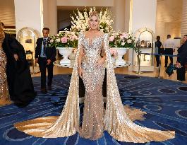Cannes Hofit Golan is going out Hotel Martinez to attend a screening MP
