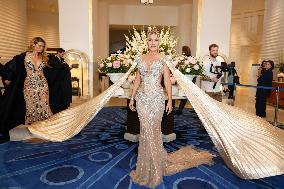 Cannes Hofit Golan is going out Hotel Martinez to attend a screening MP