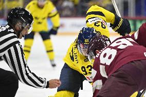 ICE HOCKEY WC LATVIA-SWEDEN