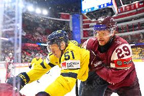 ICE HOCKEY WC LATVIA-SWEDEN