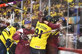 ICE HOCKEY WC LATVIA-SWEDEN