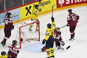 ICE HOCKEY WC LATVIA-SWEDEN