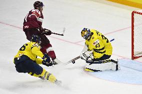 ICE HOCKEY WC LATVIA-SWEDEN