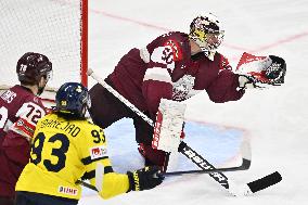 ICE HOCKEY WC LATVIA-SWEDEN