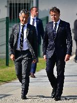 Macron And Darmanin Visit High-Security Prison Site - Northern France