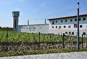 Macron And Darmanin Visit High-Security Prison Site - Northern France