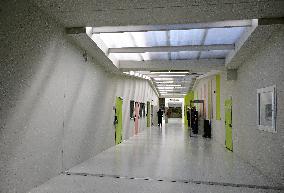 Macron And Darmanin Visit High-Security Prison Site - Northern France