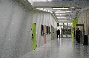 Macron And Darmanin Visit High-Security Prison Site - Northern France