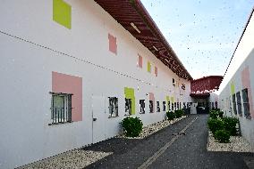 Macron And Darmanin Visit High-Security Prison Site - Northern France
