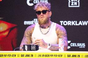 Jake Paul and Julio Cesar Chavez Jr Face Off at Press Conference - Hollywood