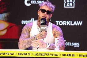 Jake Paul and Julio Cesar Chavez Jr Face Off at Press Conference - Hollywood