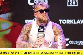 Jake Paul and Julio Cesar Chavez Jr Face Off at Press Conference - Hollywood