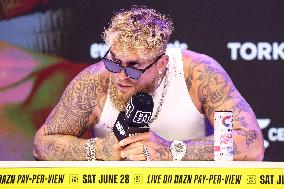 Jake Paul and Julio Cesar Chavez Jr Face Off at Press Conference - Hollywood
