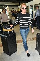 Cannes Piper Perabo At Nice Airport JR