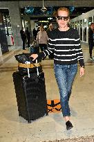Cannes Piper Perabo At Nice Airport JR