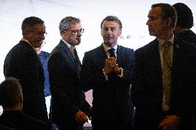 Global Markets Conference Attended by Emmanuel Macron - Romainville