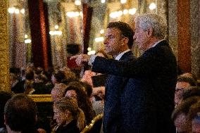 Global Markets Conference Attended by Emmanuel Macron - Romainville