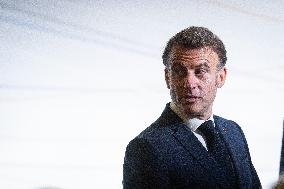 Global Markets Conference Attended by Emmanuel Macron - Romainville