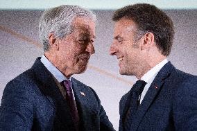 Global Markets Conference Attended by Emmanuel Macron - Romainville