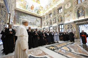 Pope Leo XIV Meets Brothers of the Christian Schools - Vatican