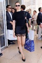 Cannes Shanina Shaik out Hotel Martinez MP