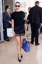 Cannes Shanina Shaik out Hotel Martinez MP
