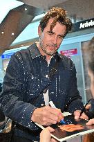 Cannes Claes Bang At Nice Airport JR