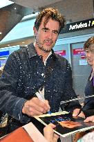 Cannes Claes Bang At Nice Airport JR