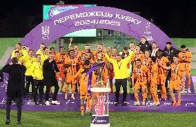Shakhtar beats Dynamo to become 2024/25 Ukrainian Cup winners