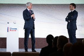 Global Markets Conference Attended by Emmanuel Macron - Paris