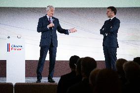 Global Markets Conference Attended by Emmanuel Macron - Paris