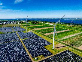 Renewable Energy Park Illustrations - Netherlands