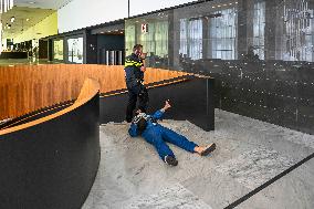 Protesters Occupy Maersk HQ - Rotterdam